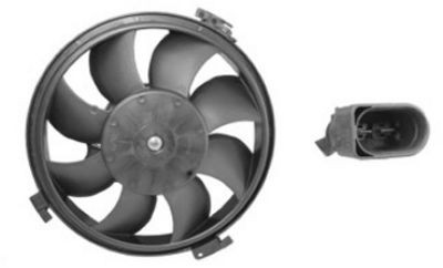 0315747 VAN Wezel Ventilador elétrico de esfriamento montado (motor + roda de aletas)